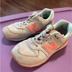 New Balance 574 Athletic Shoe - Little Kid - Gray / Multicolor Size 1